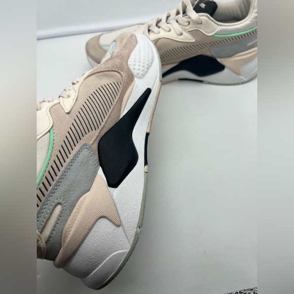 PUMA 371008-04 RS-X Reinvent Rosewater Pink Cream Suede Mesh Sneakers sz 10 - Picture 10 of 17